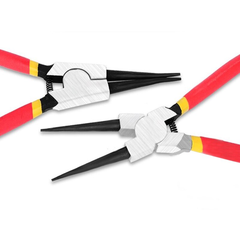 7in Heavy Duty Snap Ring Pliers for Removal Retaining Clip External Internal Circlip for Engine Repair 1PC
