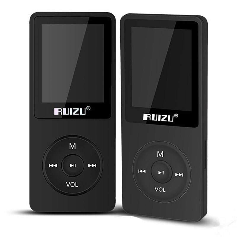RUIZU X02 MP3 Player Portable Mp3 Can Play 80 hours With FM Radio E-Book,Clock,Voice Recorder