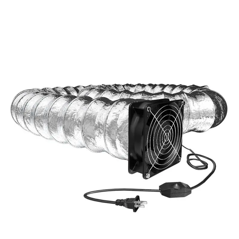 Extractor de humo doméstico, ventilador de escape fuerte para habitación de alquiler, cocina, conducto, ventilador de baño, ventilador de velocidad ajustable