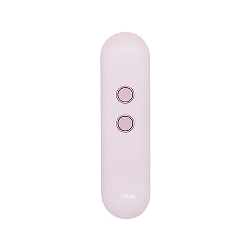 T4 Mini traduttore intelligente Wireless portatile 40 lingue traduttore vocale istantaneo in tempo reale bidirezionale APP Bluetooth multilingue: pink