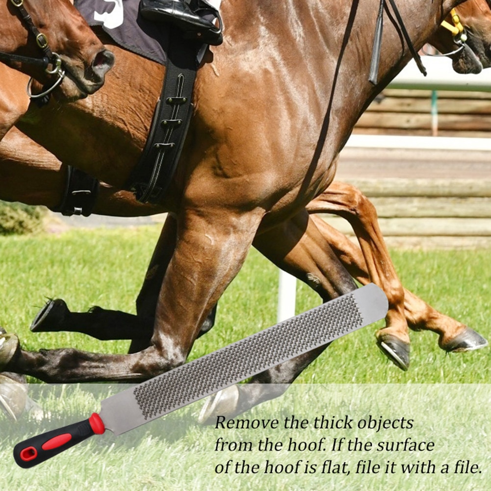 14 Inch Horse Hoof Rasp Trimming File Iron Horseshoe File Farrier Horseshoe Repair Tools Equestrian Stable Products