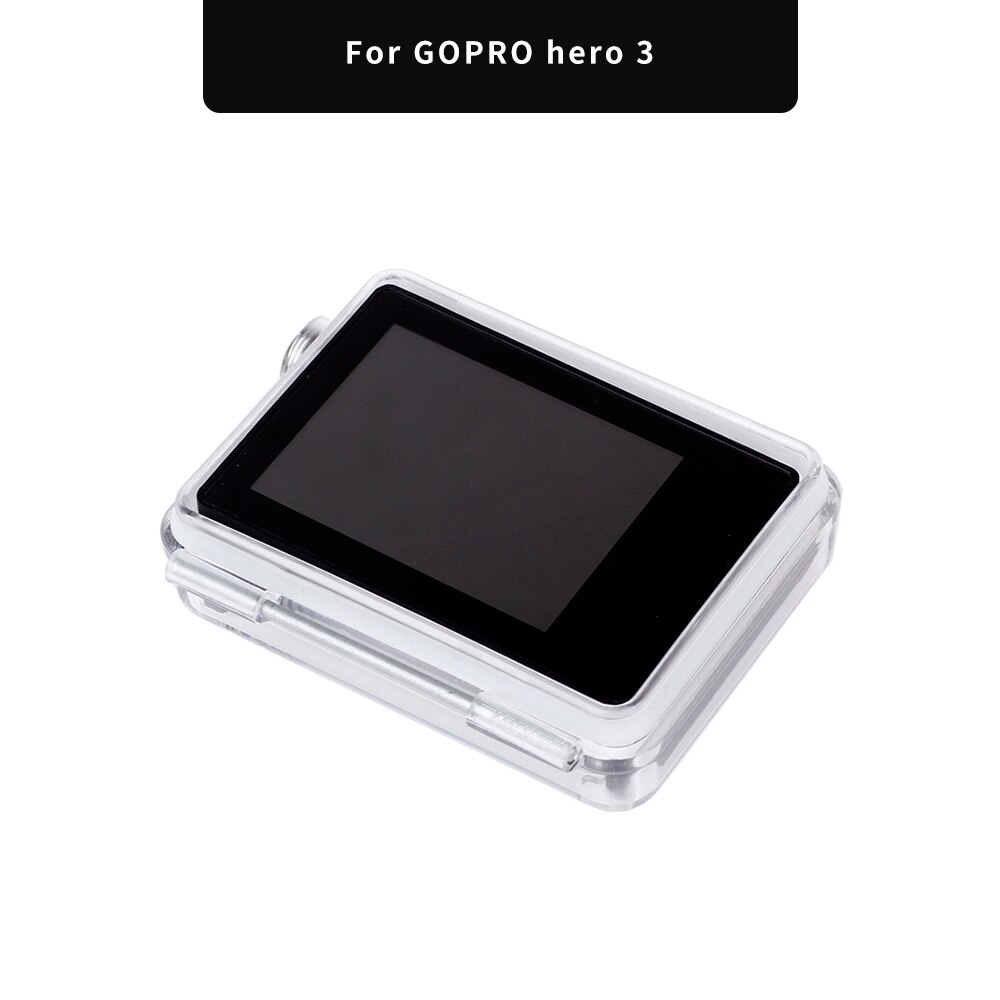 Monitor de pantalla Lcd para GoPro BacPac, accesorios para go pro Hero 3 3 + 4, pantalla Lcd + funda trasera para Gopro Hero 3 + 4: 2 3