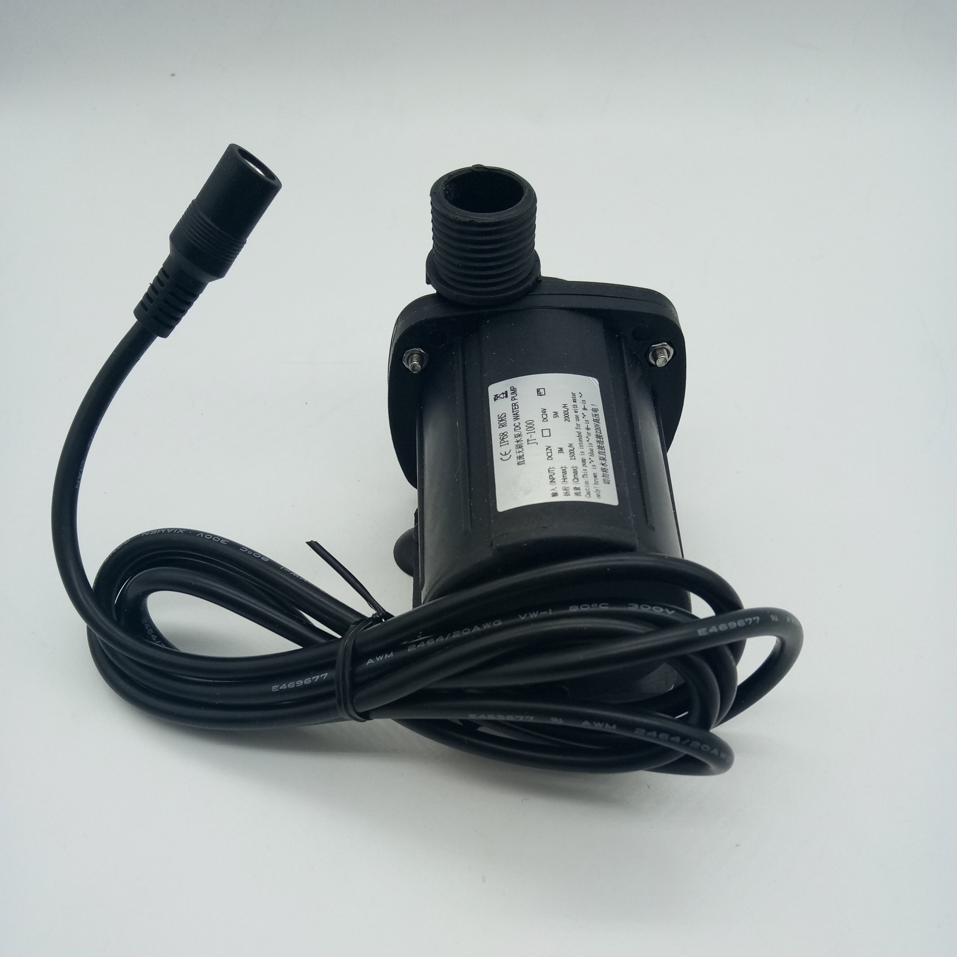 JT-1000B Two Phase 12v 24V DC Brushless Water Pump For Egg Divider 1500LH/2000L/H Micro Submersible Pump Booster Pump