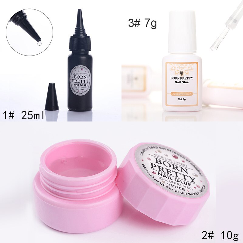 Geboren Pretty 1 Fles Clear Nail Decoratie Rhinestone Lijm Snel Droog Voor Uv Led Nail Art Tool Nail Art Tool