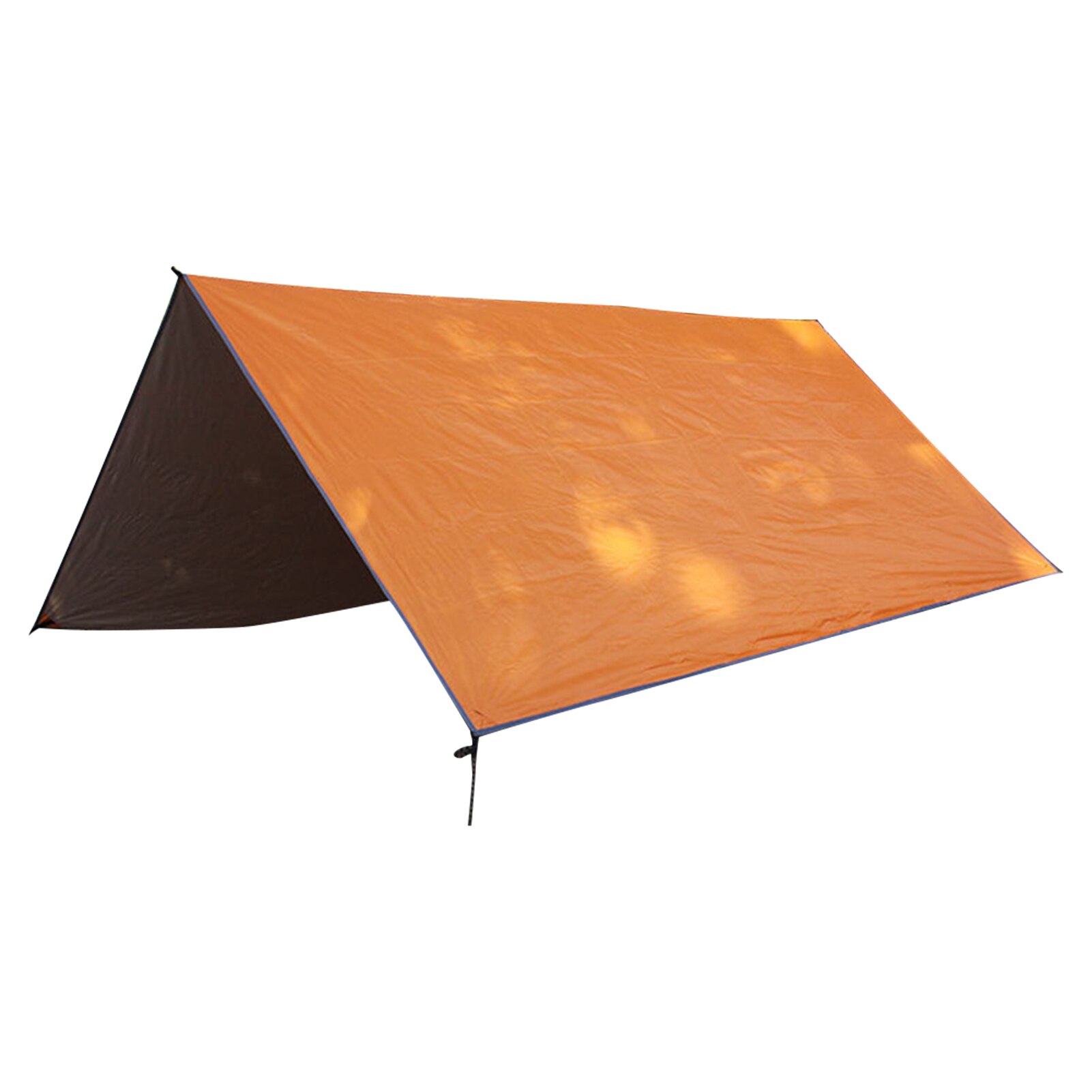 Tenda da esterno impermeabile Tarp protezione UV amaca campeggio Poncho da pioggia ombrellone a doppia faccia baldacchino tappetini da spiaggia: Orange
