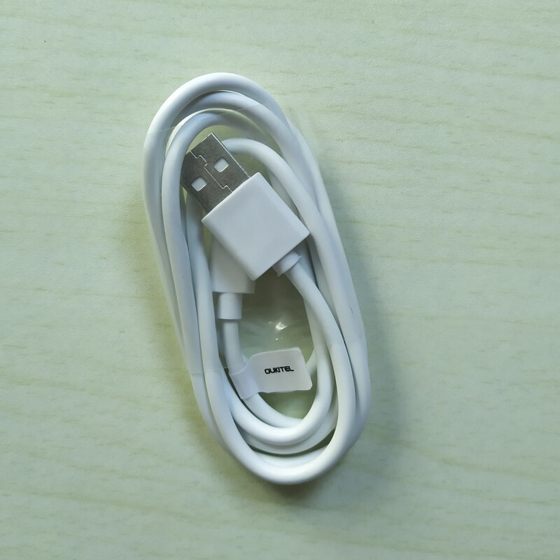 chargeur rapide d'origine pour Oukitel WP2 MTK PE adaptateur secteur de voyage mural + câble USB type-c: Only USB Cable