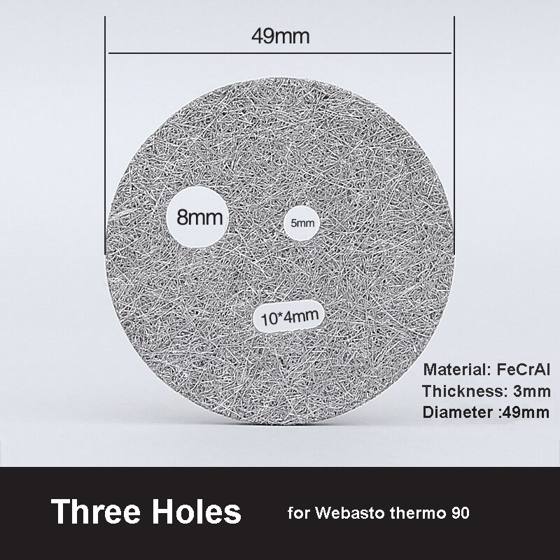 NITOYO Parking Heater Combustion Chamber Screen Mesh Burner Sn Pad For Webasto&amp;Eberspacher Diesel Air Parking Heater: Three Holes