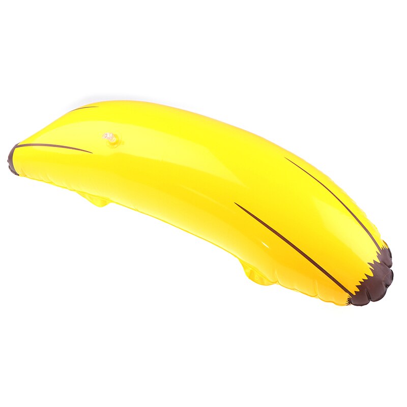 Leuke Kids Party Opgeblazen Met Mond Via Klep Opblaasbare Banaan Pvc Blow Up Tropische 66Cm Fruit Leuke Speelgoed