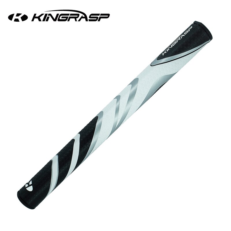 KINGRASP-agarre del palo de golf para hombre y mujer, agarre del palo de golf PU + material TPR, ultraligero, antideslizante, 1,0: white  1.0
