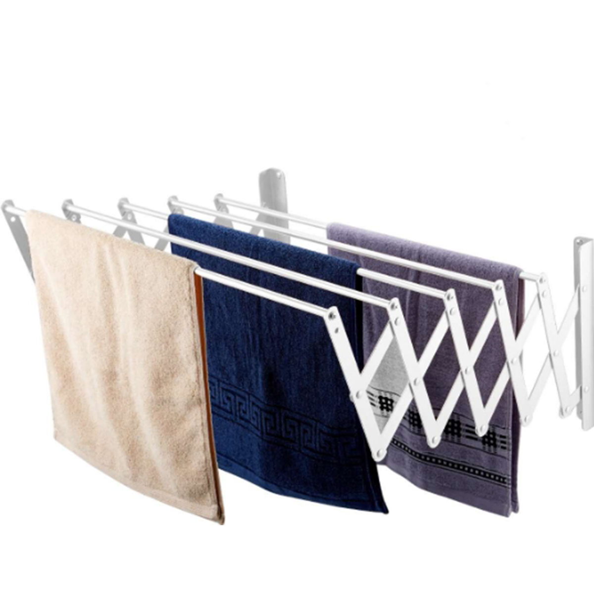 Clothes Dryer Energy Saving Multi-Function Clothes Hanger Rack Aluminum Alloy Foldable Save Space Clothes Dryer Clothes Rack Dry