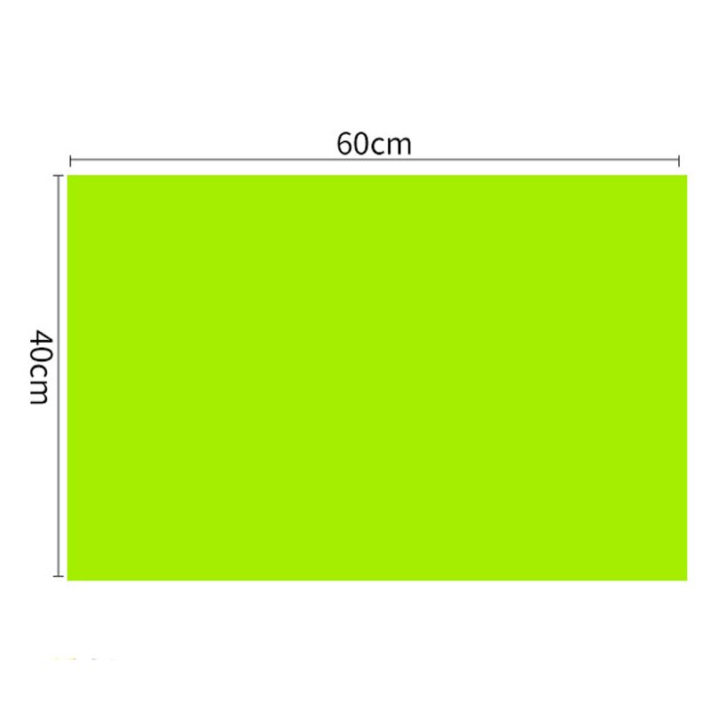 Tablero de color con imán de sujeción, pizarra blanca, adhesivo de hierro suave para pared, tablero de dibujo Flexible borrable para pared, decoración del hogar, aprendizaje de chico: Green