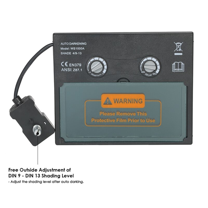 Solar Pro Welding Mask Automatic Darkening Welding Helmet Nut Head Pattern