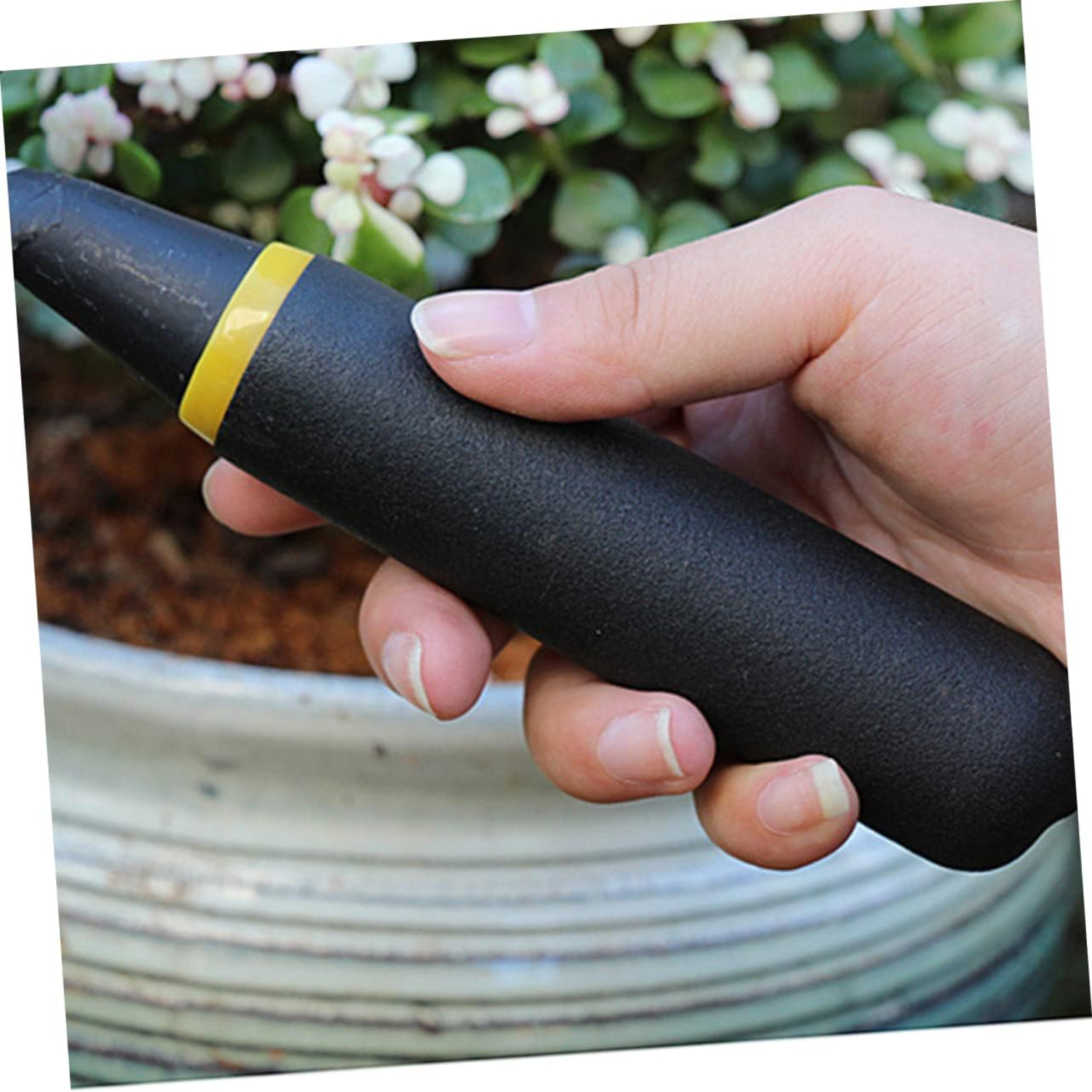 Juego de palas de mano de Metal duraderas para suculentas, jardinería de flores y excavación de verduras salvajes, pala de 3 piezas, Ideal para Campi