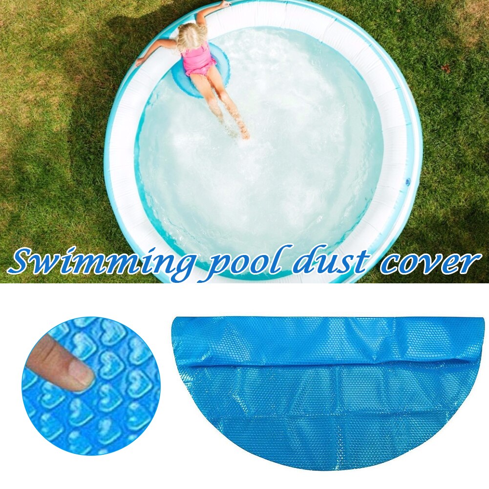 12ft Dia Ronde Solar Zwembad Cover Met Hart Patroon Voor Opblaasbaar Zwembad Mat Cover Outdoor Bubble Deken