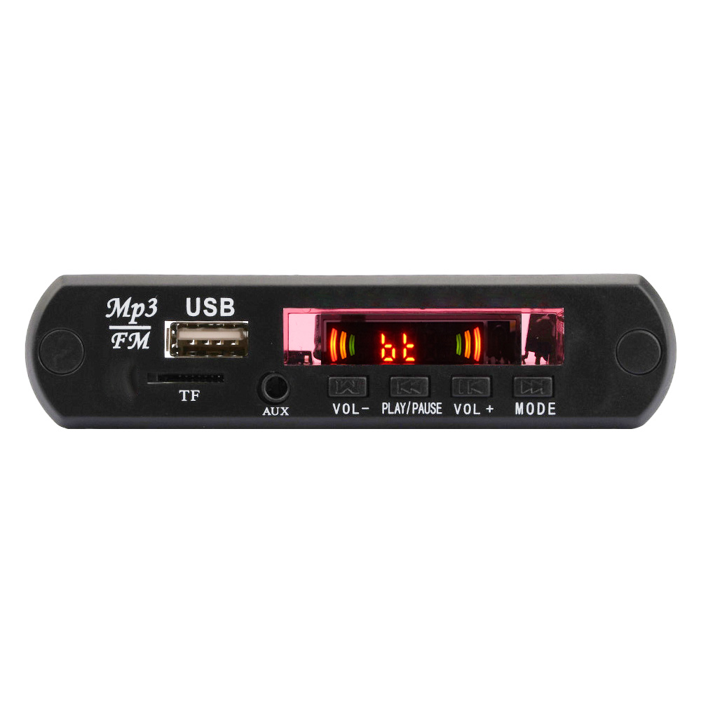 12V Bluetooth MP3 Decoding Board Module Bluetooth5.0 Amplifier Car FM Radio Module Support Stereo Dual Channel Output