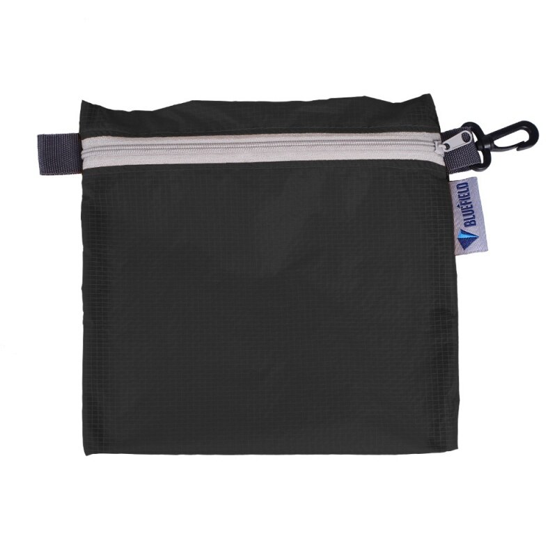 Outdoor Waterproof Bag with Hook Zipper Storage bag Pocket Pouch 4 Colors bag for Camping Hiking Drift Diving Swimming Bag: Black Color