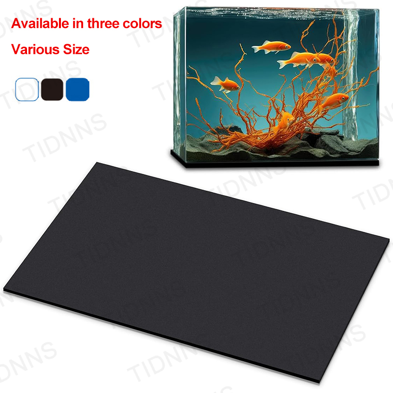 Aquarium Mat Aquarium Antislip Pad Schokabsorberende Mute Verdikte Zwarte Mat Schildpad Tank Landschapsarchitectuur Milieu Isolatie
