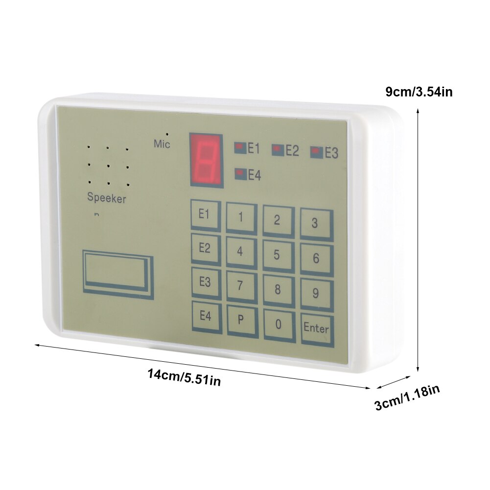 12V Wired Telephone Voice Auto-dialer Burglar Security House Alarm System reliable IC more stable performance