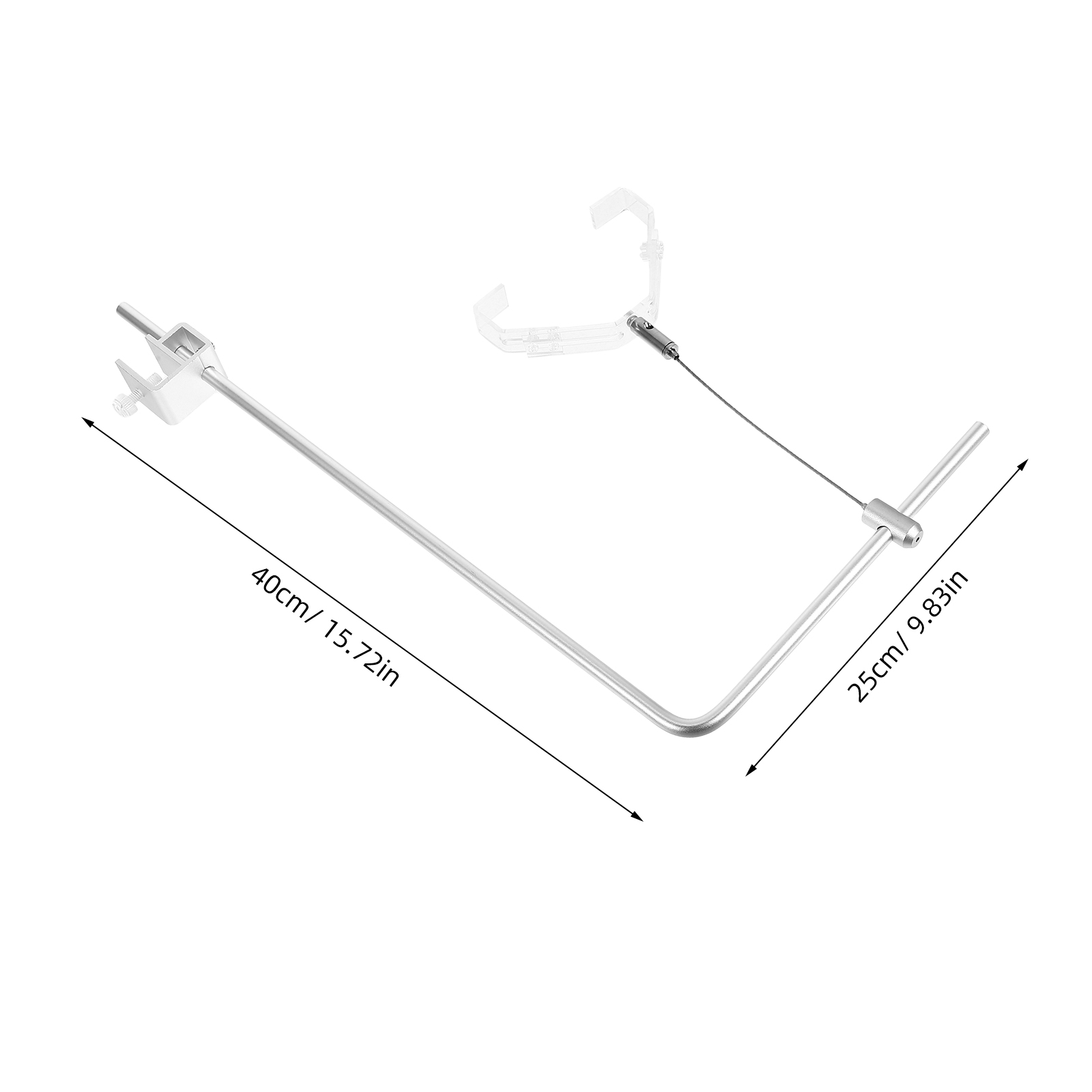 2pcs Fish Tank Light Bracket Adjustable Height Aluminum Alloy Rack Saltwater Tank Easy Aquarium Lamp Holder Stand For Aquarium