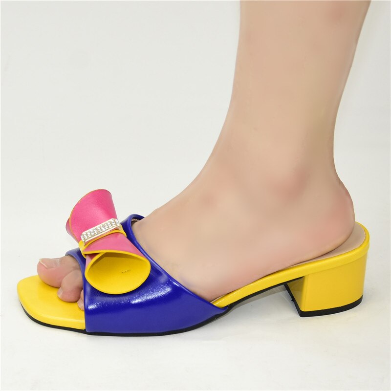 Sød stil til kongelig bryllupsfest slingbacks sandaler rhinestone kvinder bryllup sko dame sko til fest: Gul / 10