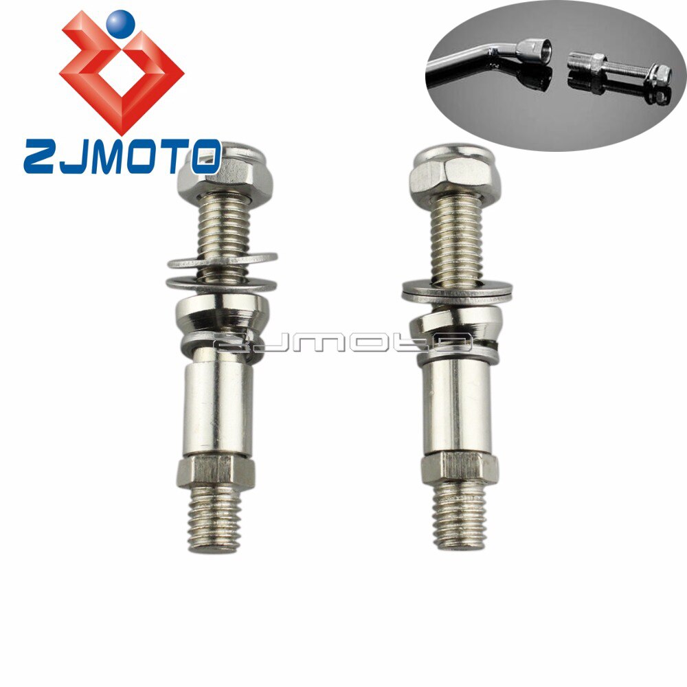 Motorcykel bakspejl skruer montering bolte adapter til harley sportster touring sidespejle 8mm montering bolt