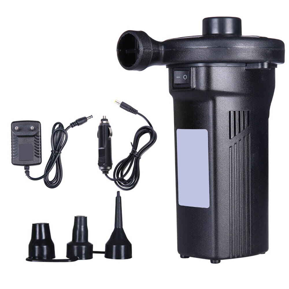 Car Electric Air Pump Portable Fast Filling Battery Inflatable Air Pump Inflate Deflate For Outdoor Kayak Airbed Fast Filling