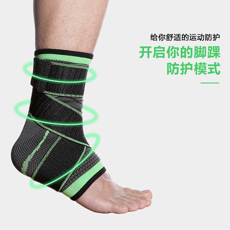 1 Pc Sport Enkelbrace Compressie Strap Mouwen Ondersteuning 3D Weave Elastische Bandage Voet Beschermende Kleding Gym Fitness