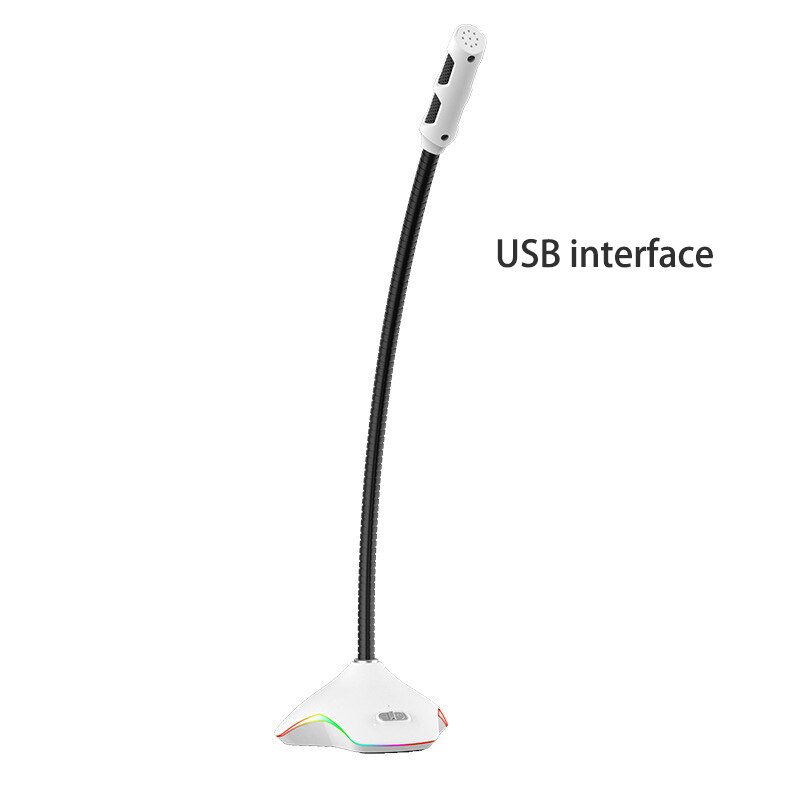 USB 3.5mm Plug Computer Studio Microphone Mini Mic Wired Microphone 360 ° For Computer PC Desktop Notebook For Live Gamer Call