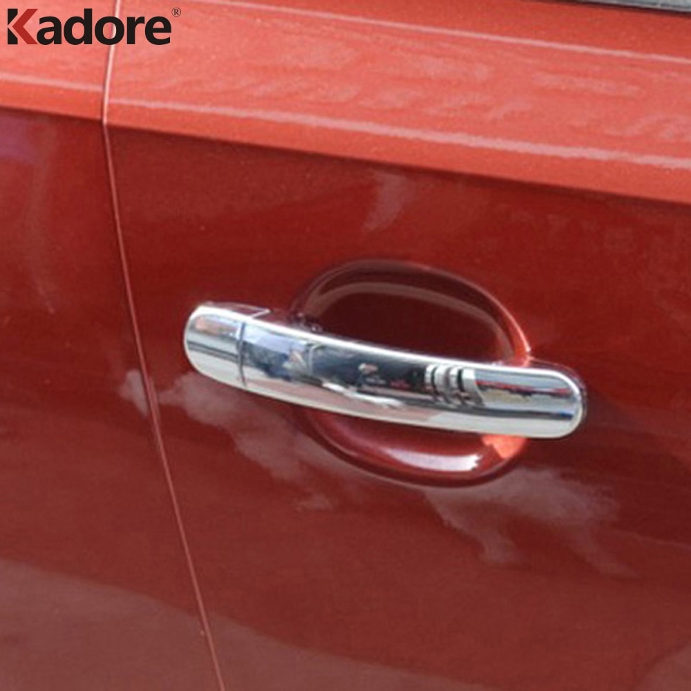 Voor Volkswagen Polo Abs Chrome Deurklink Catch Cover Trim Sticker Auto Styling Accessoires