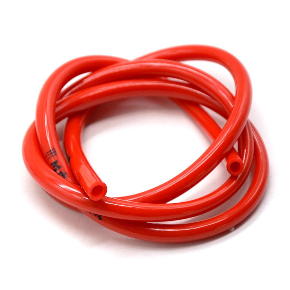 Universal Motorcycle motocross Fuel Gas Oil Tube Hose Petrol Pipe for kawasaki vespa gts 300 yamaha vmax 1200 ttr250: Red