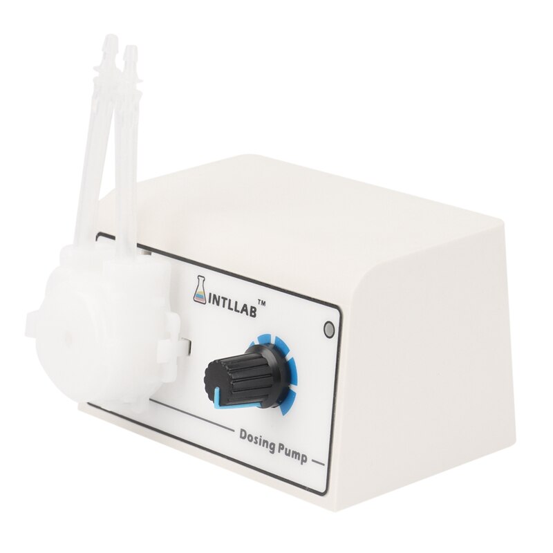 INTLLAB Dosing Pump for Aquarium Lab Water Analytical Peristaltic Pump Liquid(EU Plug)