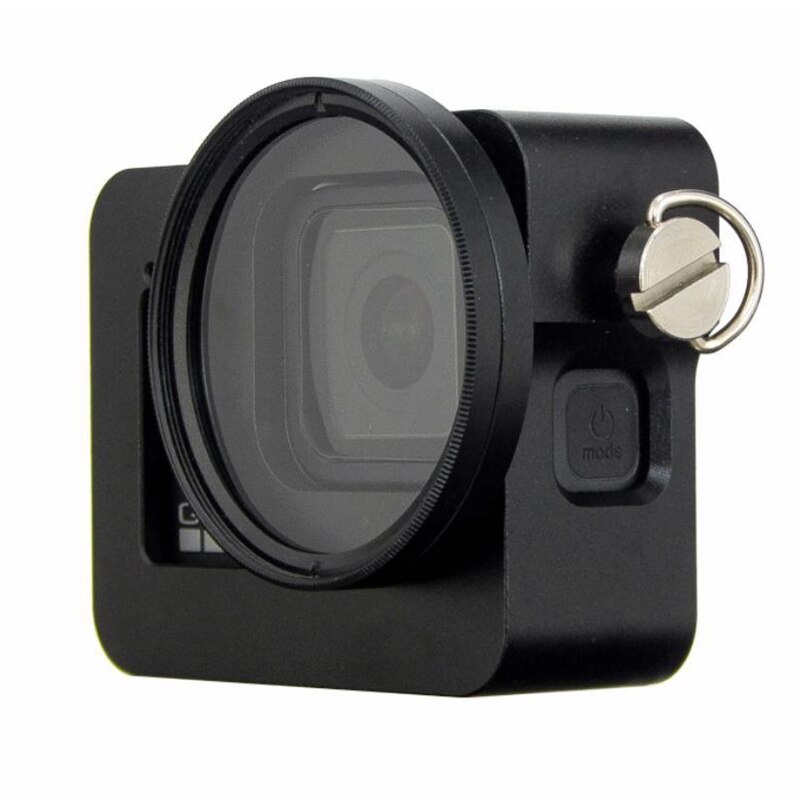 För gopro hero 8 fodral i aluminiumlegering skyddshus skal +52mm uv-filtersatser för go pro hero 8 svart ramtillbehör