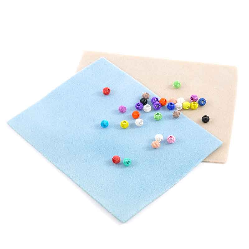 DoreenBeads 2PCs Azul & Brown Bead Mats Ferramentas Jóias Beading 30x23 centímetros Aleatoriamente Cor Não-slip reunindo Esponja Esteira do Poliéster