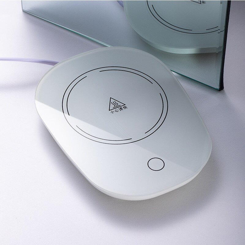 Z40 elektryczna kawa/kubek/mata na kubki/podkładka grzejąca robić domowego biura herbata mleczna woda automatyczny-wyłączony prezent czajnik elektryczny urządzenia domowe: biały