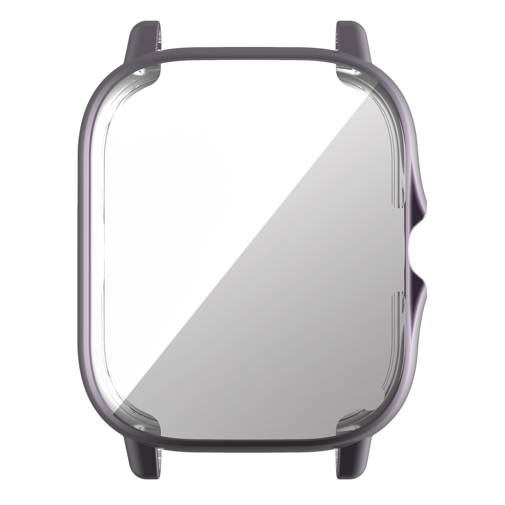 Funda protectora de TPU para Amazfit GTS 2/2e/3/4, funda protectora de pantalla para Huami Amazfit Bip U/GTS 2 Mini, carcasa protectora para reloj: XXL / Gris