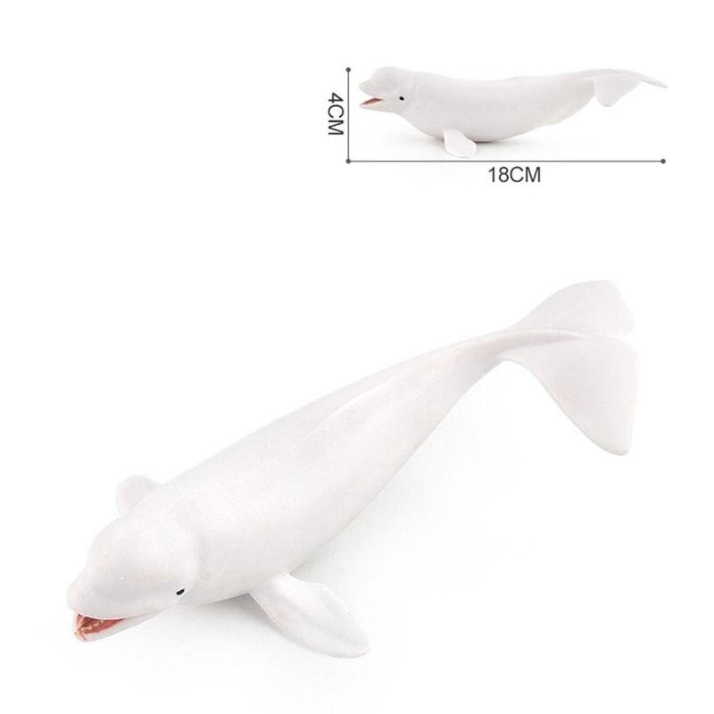 Kæmpe ocean sealife dyremodel marine hval dyr 9 serie hval model kid blødt pvc læringslegetøj til børn tidlig uddannelse