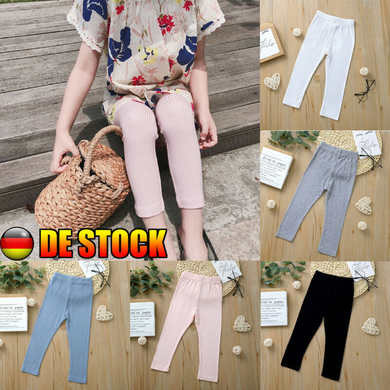 Babykleding dikke warme katoenen meisjes lange effen leggings basic effen kinderbroeken kinderen