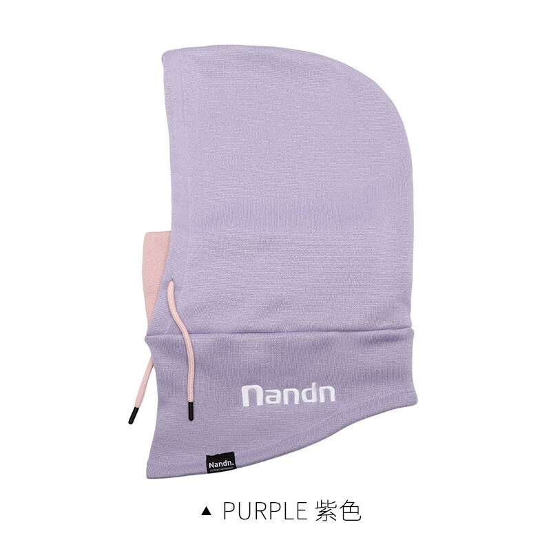 Nandn Ski Masker Ademend Warm Breien Mannen En Vrouwen: purple