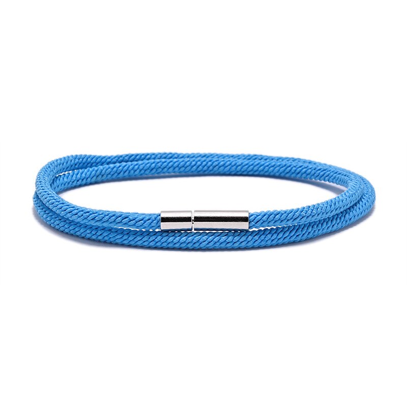 Coppia di braccialetti in corda di milano nuovi modelli di esplosione transfrontaliera fibbia doppio strato milano linea bracciali in corda a mano per donna: 04