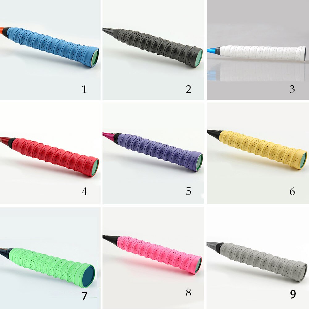 Dry Tennis Racket Grip Anti-skid Sweat Absorbed Wraps Taps Badminton Grips Racquet Vibration Overgrip Sweatband Sports