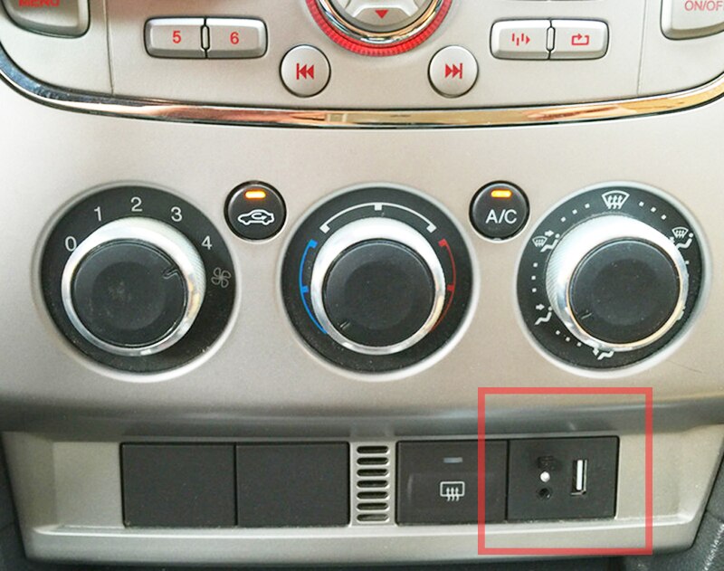 Adaptador de Cable de ranura USB auxiliar para coche, Minireproductor de CD de Audio, interfaz, accesorios para Ford Focus 2 MK2 c-max kuga mk1