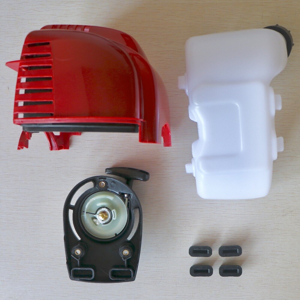 Engine Shroud Cover Pull Starter Fuel Tank replacement Kit For GX35 1.3hp Mini 4-Cycle Gasoline Mower Trimmer Brushcutter