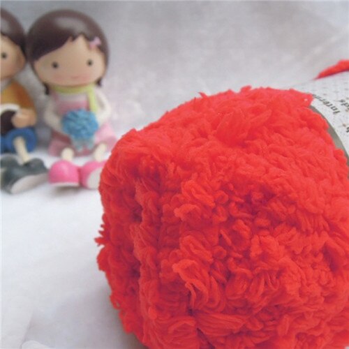 Crochet Yarn DIY Knitting Cashmere Yarn Soft Warm Baby Yarn For Hand Knitting Supplies Hand- Wool Coral Cashmere Plush: 7