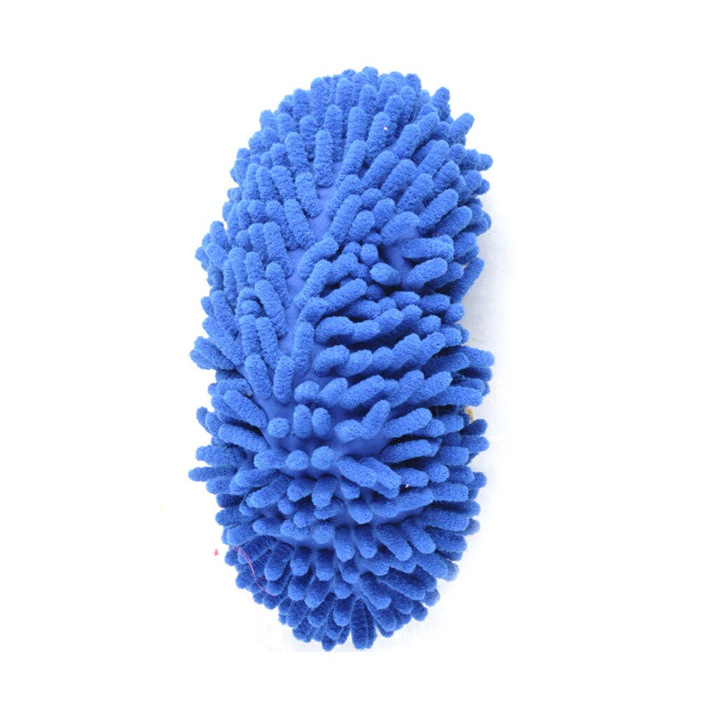 Lazy Mopping Shoes Cover Washable Chenille Fibre House Floor Cleaning Dust Mop Slippers Foot Socks Mop Shoes Duster Cloth