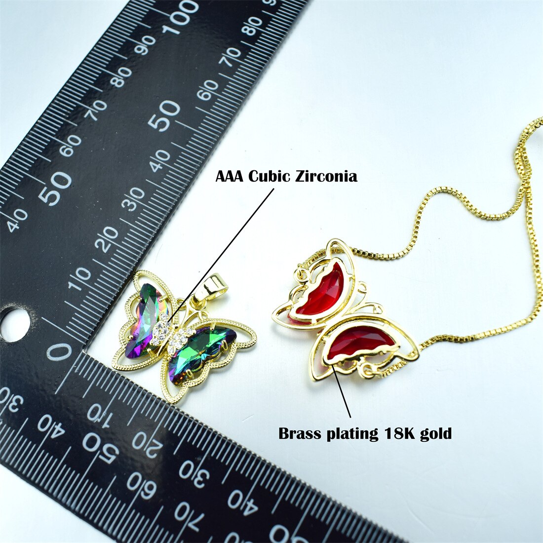 Butterfly Crystal Zircon Bracelet Hollow Butterfly Factory Direct Sales 18 Color Spot Bracelet