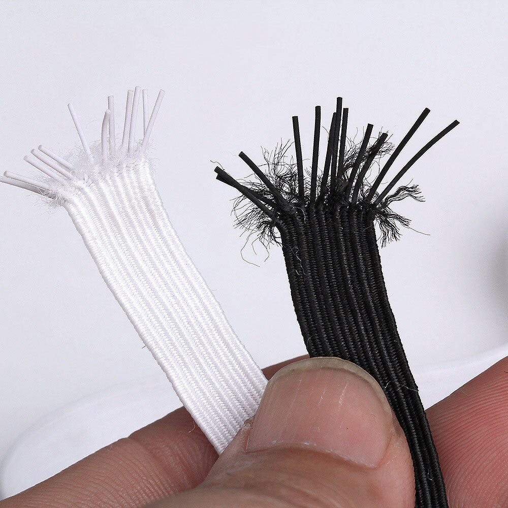 3/6/8/10/12Mm Elastische Band Naaien Elastische Lint Koord Spandex Rubber Band Trim naaien Stof Diy Kledingstuk Accessoires 5Yards