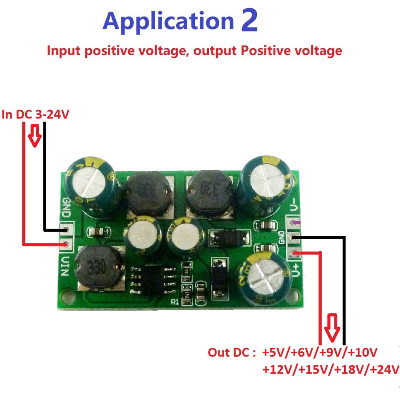 DD1912PA 2in1 Boost-Buck DC-DC Converter Multifunctionele +-5V Step-Up Step-Down Dual Voltage regulator Module