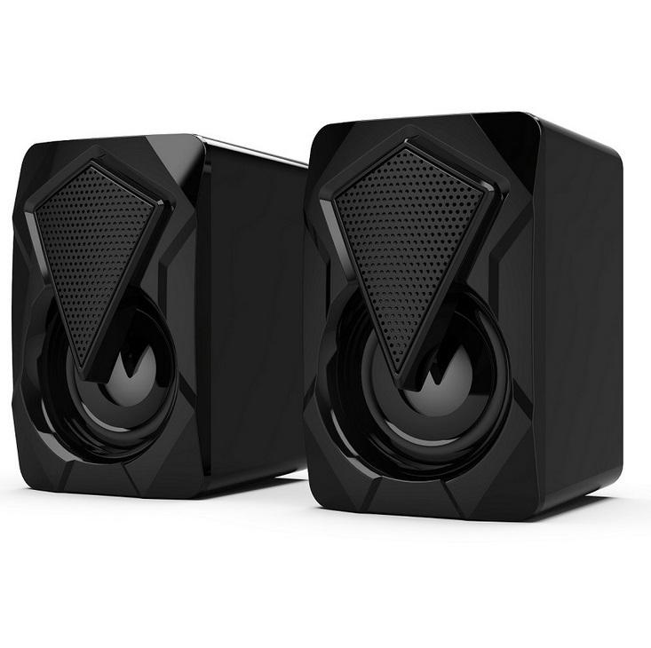Computer Speakers Heavy Subwoofer X2 Colorful Lights Effect RGB Speaker Computer Stereo Multimedia USB Heavy Subwoofer