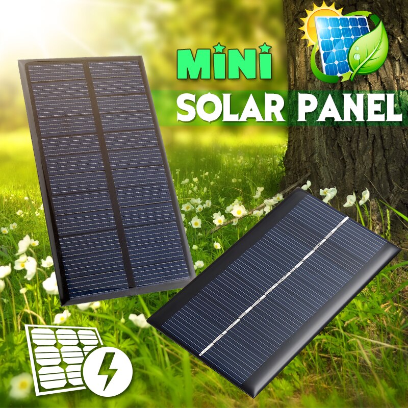 20 pçs 6v 1w mini painel solar células solares diy para luz celular brinquedos carregadores portátil transporte da gota de alta qualidade diy