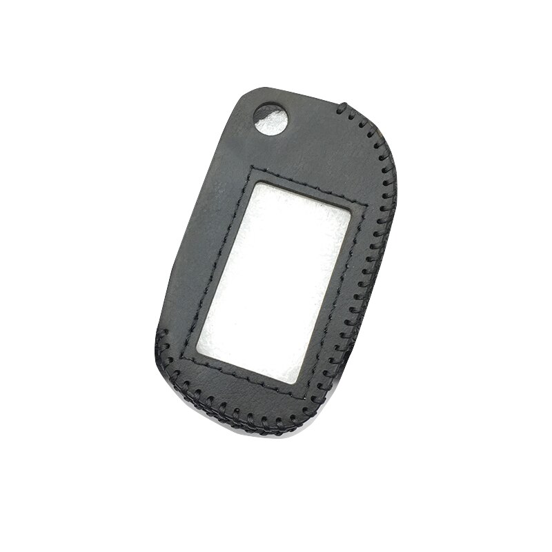 A91 Leather Key Case Cover for Starline A91 A61 B9 B6 uncut blade fob Case A91 folding car flip Remote Control: Black line